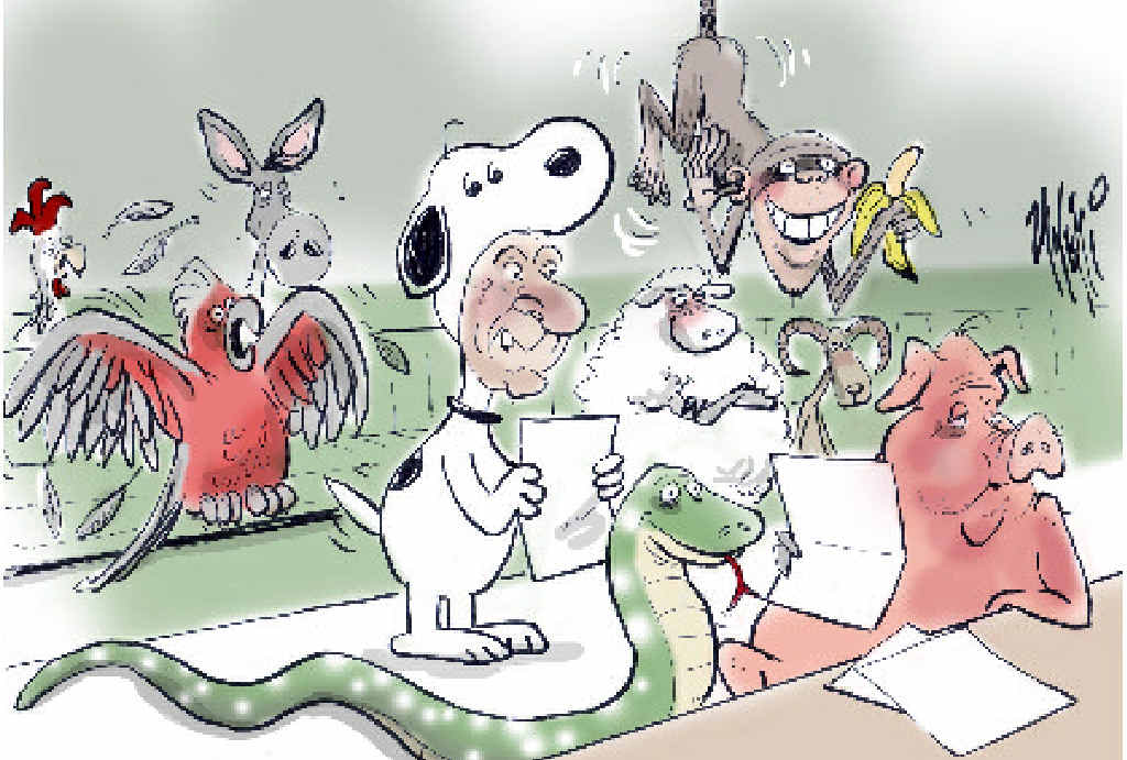 GONE TO THE DOGS: Chris Gulaptis described himself as the ’Snoopy’ of parliament. Cartoon: Paul Zanetti GONE TO THE DOGS: Chris Gulaptis described himself as the ’Snoopy’ of parliament. Cartoon: Paul Zanetti