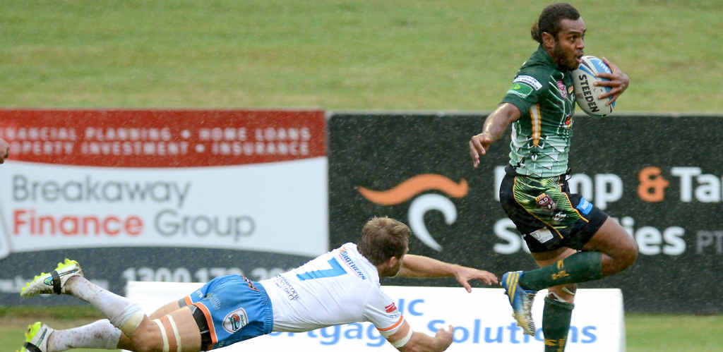 THANKS WAYNE: Jets flying Fijian centre Nemani Valekapa has been saved from deportation by a supporting letter from Wayne Bennett to the Department of Immigration. THANKS WAYNE: Jets flying Fijian centre Nemani Valekapa has been saved from deportation by a supporting letter from Wayne Bennett to the Department of Immigration.