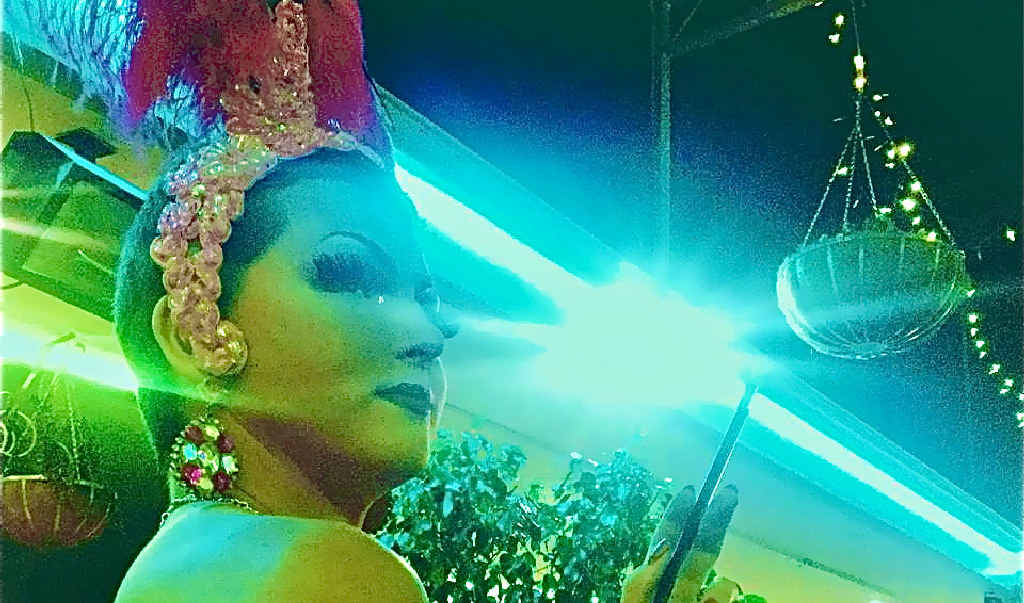 SHOWGIRL Gender illusionist Beau Dachs, aka Saphira von Wildewon the Coffs Harbour Drag Idol competition last week. SHOWGIRL Gender illusionist Beau Dachs, aka Saphira von Wildewon the Coffs Harbour Drag Idol competition last week.