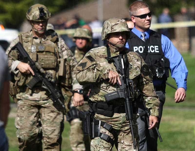 Authorities respond to a report of a shooting at Umpqua Community College in Roseburg, Ore., Thursday, Oct. 1, 2015 Authorities respond to a report of a shooting at Umpqua Community College in Roseburg, Ore., Thursday, Oct. 1, 2015