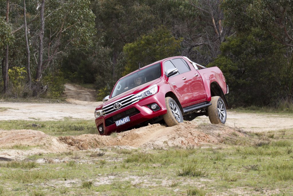 UNBREAKABLE: New HiLux is simply brilliant off-road, and developed in Australia for what Toyota calls its 'rugged' markets like here and South America. UNBREAKABLE: New HiLux is simply brilliant off-road, and developed in Australia for what Toyota calls its 'rugged' markets like here and South America.