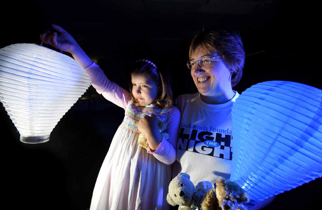 LIGHT THE NIGHT: Jessica Gray, 7, of Tregeagle, and Christine Gibson want to shine a light on leukaemia as part of a fundraising and awareness effort. LIGHT THE NIGHT: Jessica Gray, 7, of Tregeagle, and Christine Gibson want to shine a light on leukaemia as part of a fundraising and awareness effort.