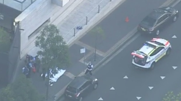 Police have declared an exclusion zone, photo Twitter. Police have declared an exclusion zone, photo Twitter.