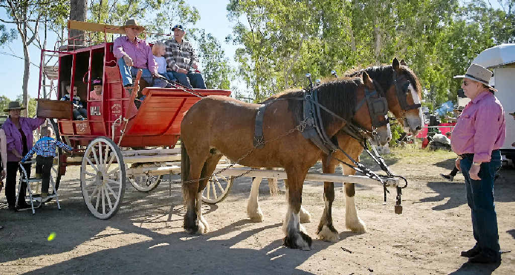 ABOVE: Rides on the horse-drawn wagon feature high on kids’ expectations. ABOVE: Rides on the horse-drawn wagon feature high on kids’ expectations.