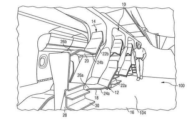 Airbus is one of several companies filing for patents for plane seating designs as plane manufacturers seek new ways to cram more passengers onto planes. Airbus is one of several companies filing for patents for plane seating designs as plane manufacturers seek new ways to cram more passengers onto planes.