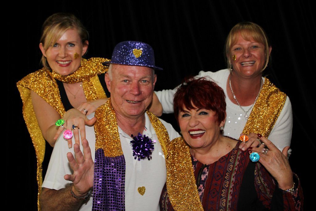Abby Wallace from Cancer Council NSW, Craig Beck, Nora Vidler-Blanksby and Tracey Gooley from the Lismore & Villages Relay For Life committee prepare for the Bling's The Thing launch for the 2016 relay. Photo Contributed Abby Wallace from Cancer Council NSW, Craig Beck, Nora Vidler-Blanksby and Tracey Gooley from the Lismore & Villages Relay For Life committee prepare for the Bling's The Thing launch for the 2016 relay. Photo Contributed