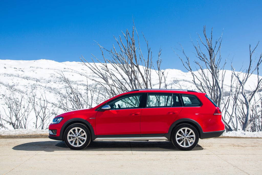TALENTED CROSSOVER: Alltrack takes all of the Golf Wagon's talents and offers them in a higher riding, all-wheel drive version to battle the unsealed journeys. TALENTED CROSSOVER: Alltrack takes all of the Golf Wagon's talents and offers them in a higher riding, all-wheel drive version to battle the unsealed journeys.