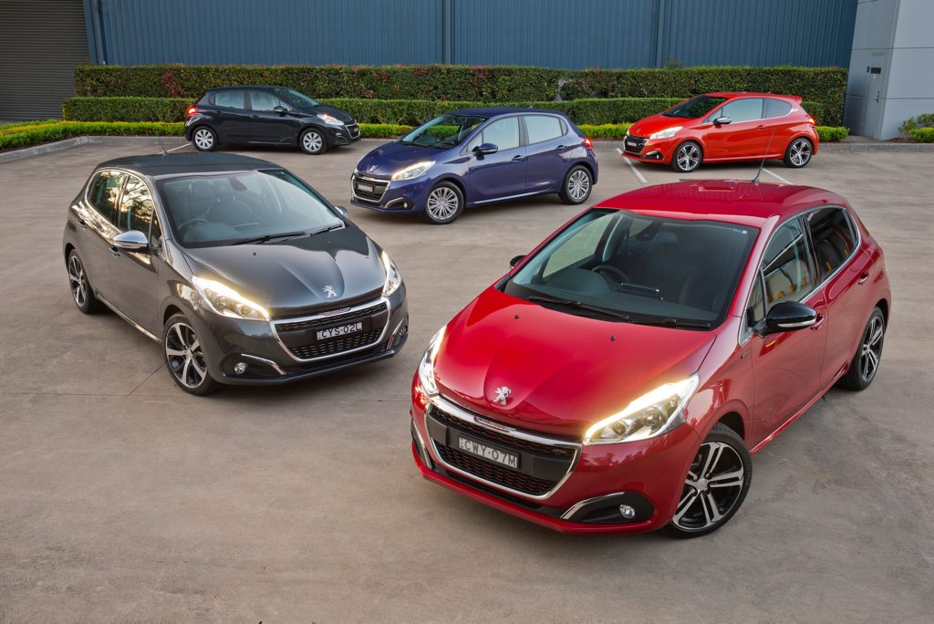 NEW RANGE: Peugeot 208 available in Access, Active, Allure, GT-Line and hot hatch GTi guises. Price starts at $15,990, tops out at $30,990. NEW RANGE: Peugeot 208 available in Access, Active, Allure, GT-Line and hot hatch GTi guises. Price starts at $15,990, tops out at $30,990.