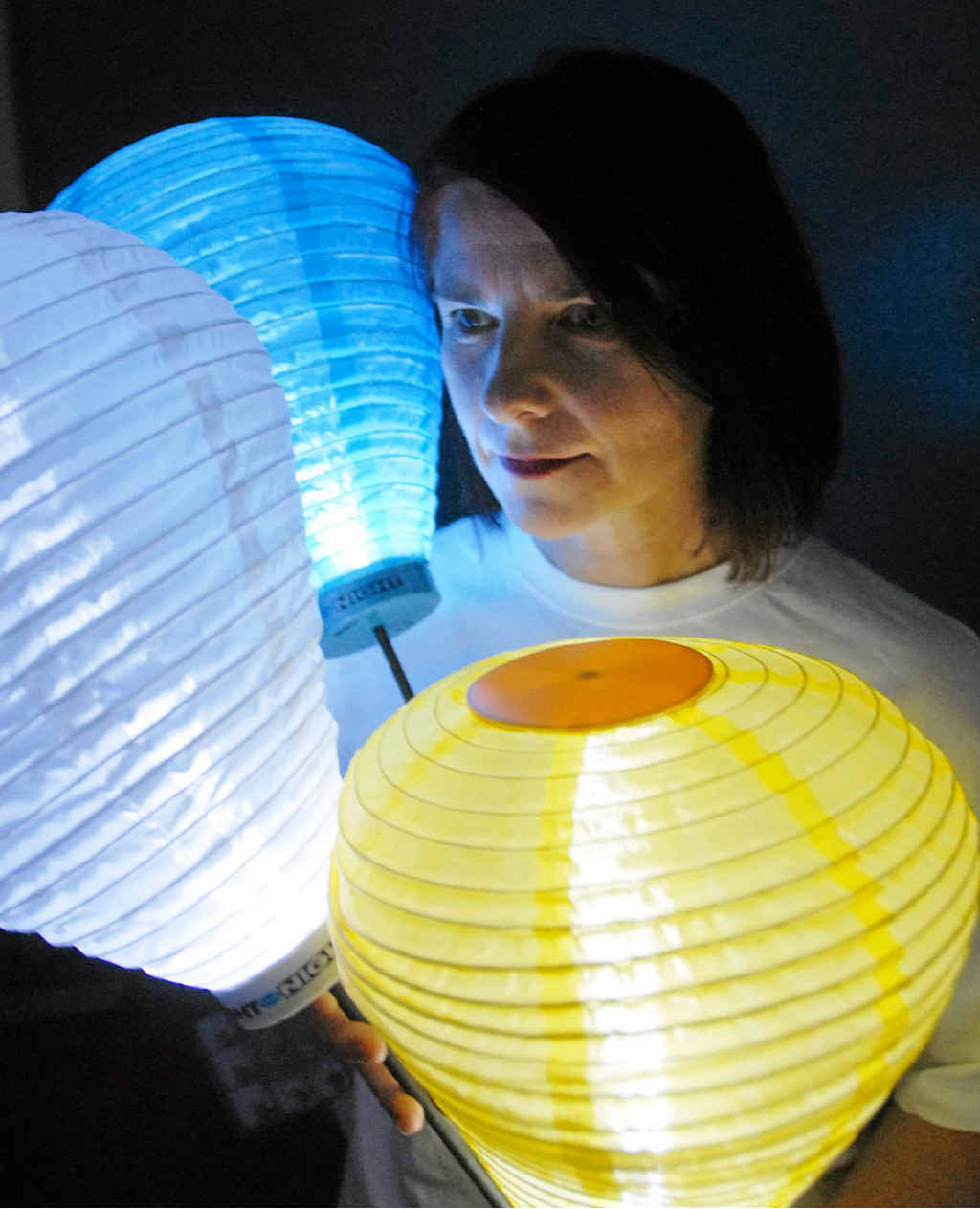 EVENT TONIGHT: Julie Marshall in Mackay attended a previous year’s Light the Night at The Gooseponds. EVENT TONIGHT: Julie Marshall in Mackay attended a previous year’s Light the Night at The Gooseponds.
