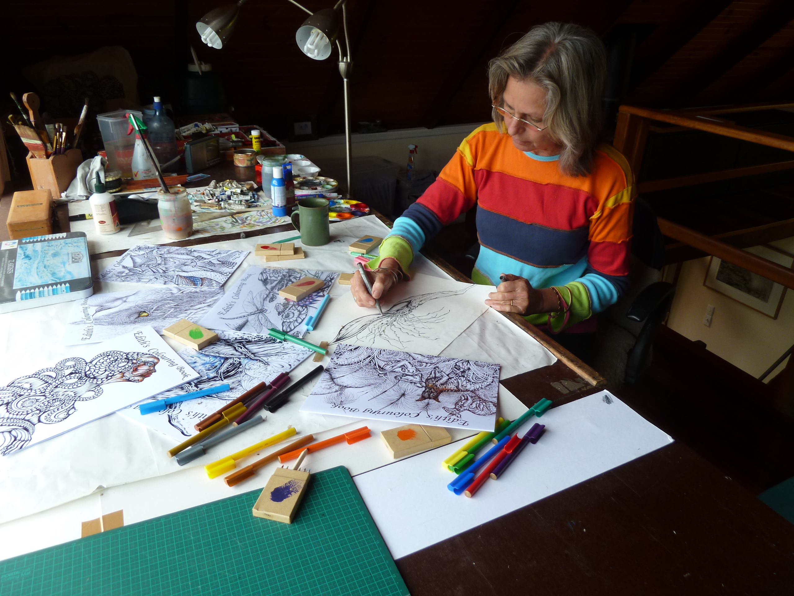 Colouring-in has become a popular way for adults to relax and de-stress. Colouring-in has become a popular way for adults to relax and de-stress.