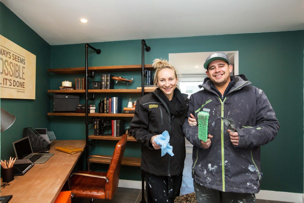 Caro and Kingi pictured in their winning study. Caro and Kingi pictured in their winning study.