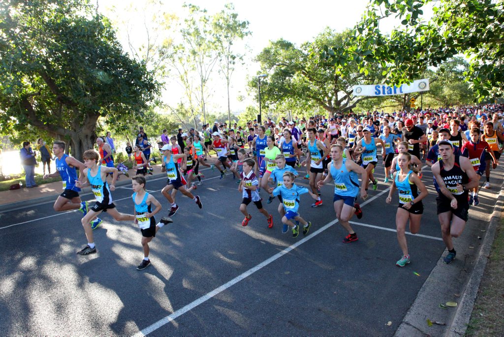 Start of 5km run at Rocky River Run 2015 Photo Sharyn O'Neill / The Morning Bulletin Start of 5km run at Rocky River Run 2015 Photo Sharyn O'Neill / The Morning Bulletin