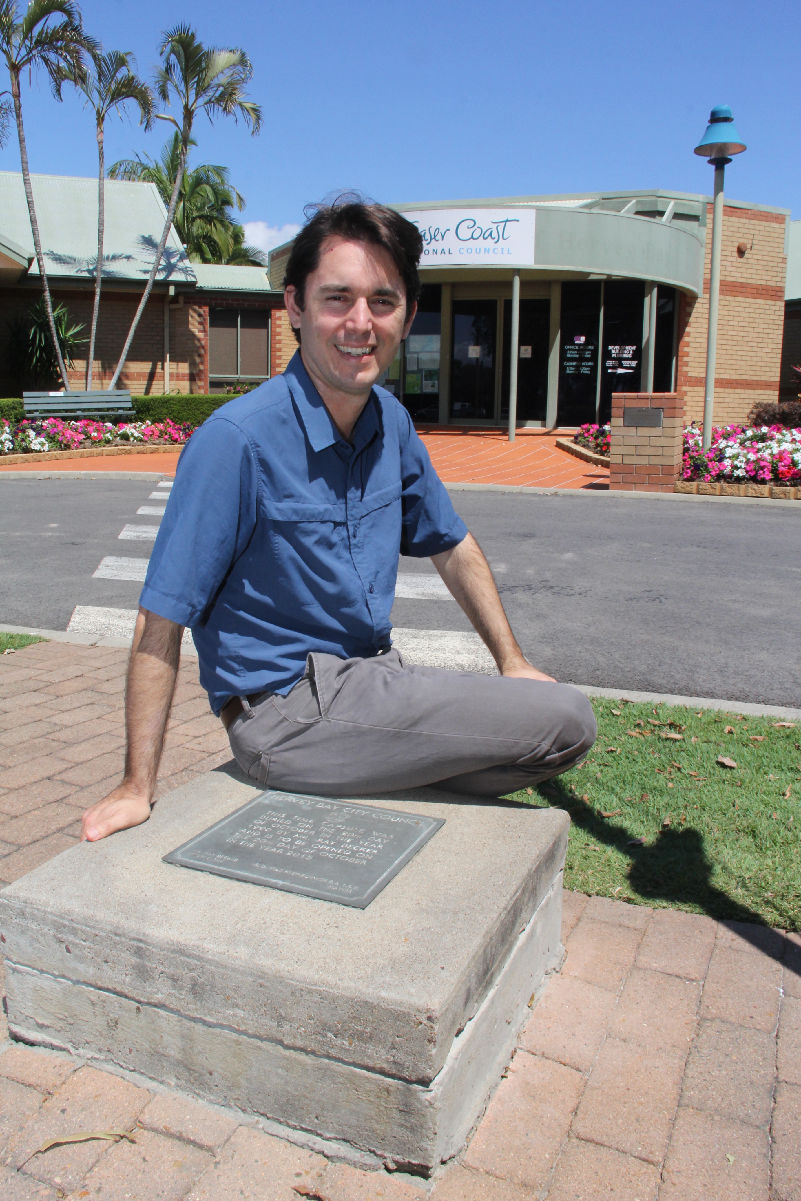 Fast forward 25 years later, a ceremony will be held at the Hervey Bay administration centre to mark the occasion and open the capsule on October 20. Fast forward 25 years later, a ceremony will be held at the Hervey Bay administration centre to mark the occasion and open the capsule on October 20.