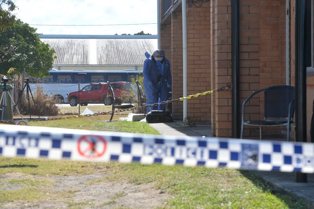 Scene of a murder in North Mackay Scene of a murder in North Mackay