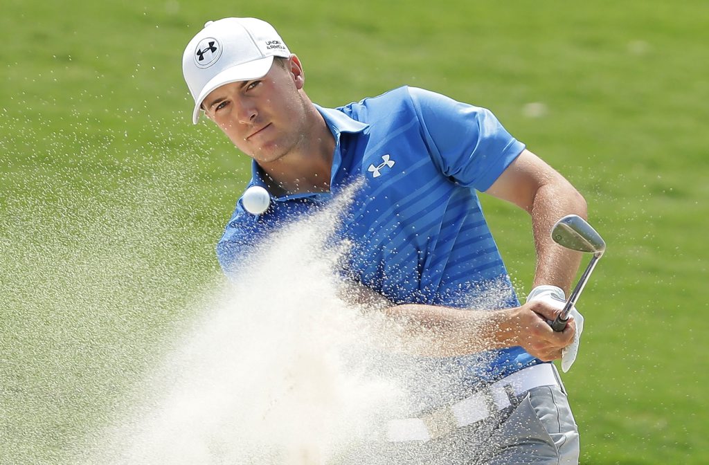 SYDNEY, AUSTRALIA - NOVEMBER 30: Jordan Spieth of the USA plays a bunker shot on the 9th hole during day four of the 2014 Australian Open at The Australian Golf Course on November 30, 2014 in Sydney, Australia. (Photo by Mark Metcalfe/Getty Images) SYDNEY, AUSTRALIA - NOVEMBER 30: Jordan Spieth of the USA plays a bunker shot on the 9th hole during day four of the 2014 Australian Open at The Australian Golf Course on November 30, 2014 in Sydney, Australia. (Photo by Mark Metcalfe/Getty Images)