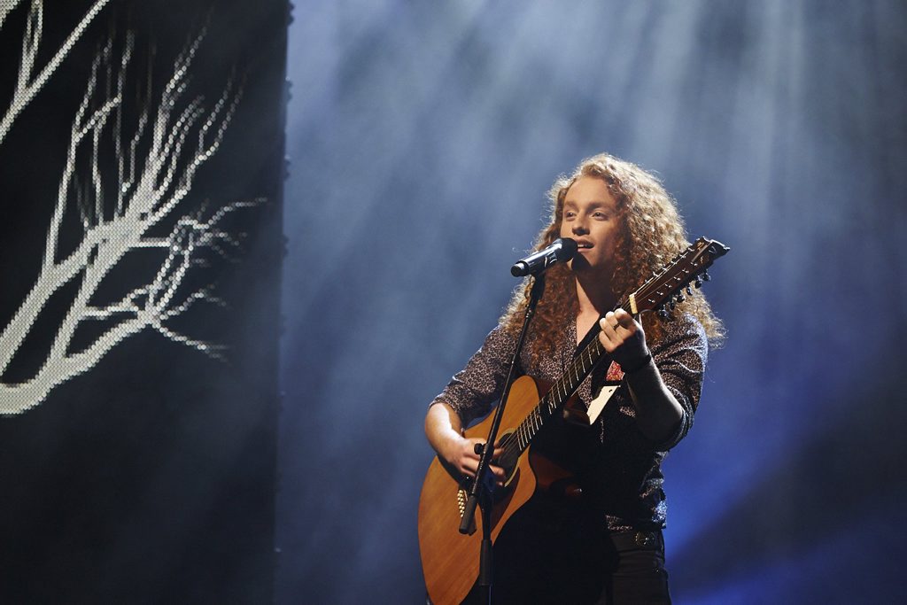 Jimmy Davis performs The Killers song When You Were Young on The X Factor. Jimmy Davis performs The Killers song When You Were Young on The X Factor.