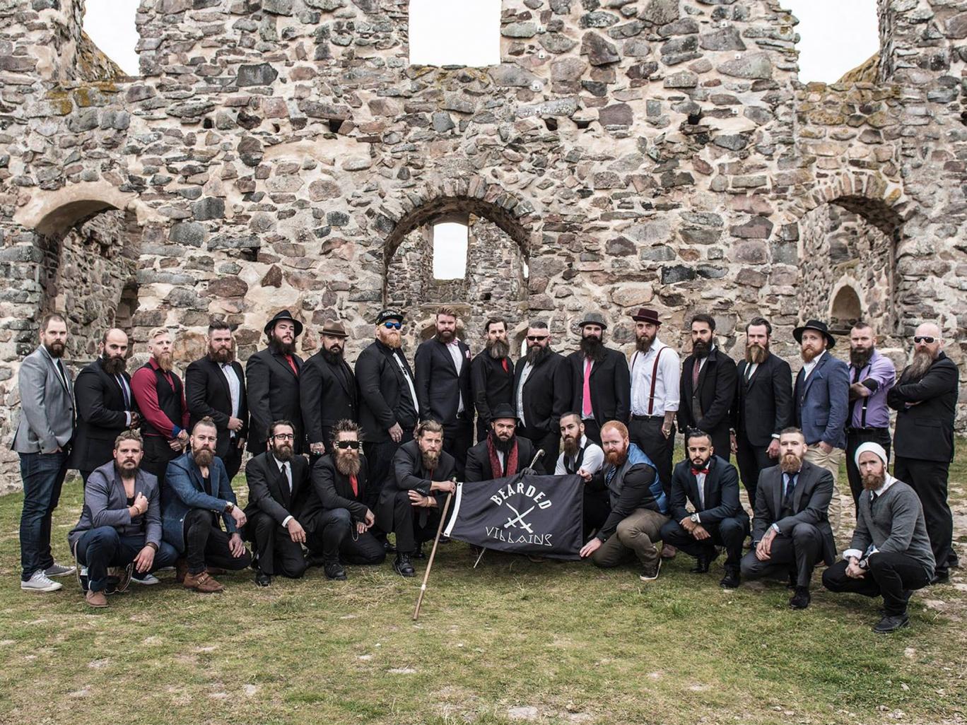 A picture taken for the photoshoot of the Bearded Villains in Sweden, who were mistaken for ISIS terrorists
A picture taken for the photoshoot of the Bearded Villains in Sweden, who were mistaken for ISIS terrorists