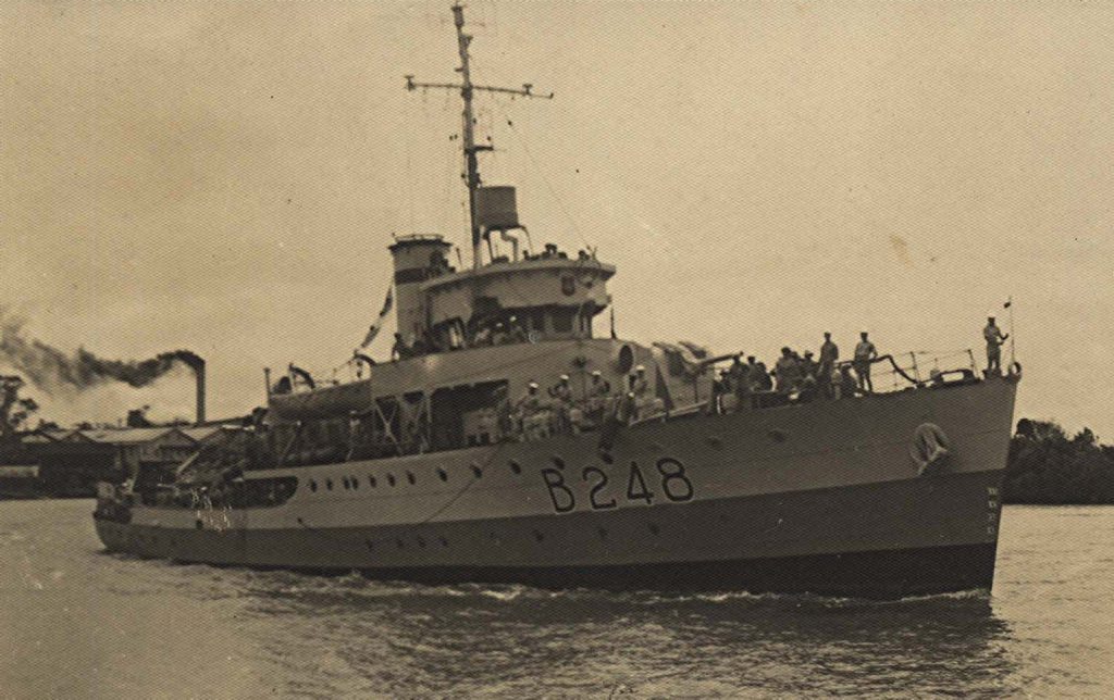 HMAS Maryborough returns to Maryborough at the end of World War II (approx 1945). Built by Walkers Ltd Maryborough and served as a convoy escort in the Mediterranean and later minesweeping. Photo submitted by Maryborough Military and Colonial Museum HMAS Maryborough returns to Maryborough at the end of World War II (approx 1945). Built by Walkers Ltd Maryborough and served as a convoy escort in the Mediterranean and later minesweeping. Photo submitted by Maryborough Military and Colonial Museum
