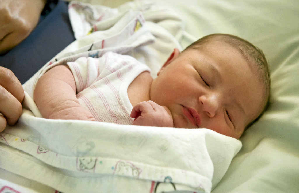 LITTLE GIRL: Amber Mahutu, partner Steve Barker and their children Sade, 19, Kelsey, 16, and Mya Mahutu-Johnston, 8, welcomed Bonnie Grace Barker on October 13. LITTLE GIRL: Amber Mahutu, partner Steve Barker and their children Sade, 19, Kelsey, 16, and Mya Mahutu-Johnston, 8, welcomed Bonnie Grace Barker on October 13.