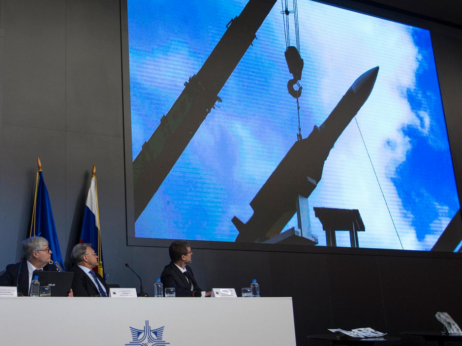 The Dutch Safety Board described how a warhead fired by a Buk missile system exploded a metre from the cockpit of MH17. The Dutch Safety Board described how a warhead fired by a Buk missile system exploded a metre from the cockpit of MH17.