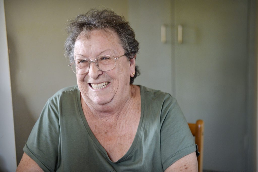 Yvonne D'Arcy from Loganlea who fought to have the BRCA1 breast cancer gene patent overturned. Photo Inga Williams / The Reporter Yvonne D'Arcy from Loganlea who fought to have the BRCA1 breast cancer gene patent overturned. Photo Inga Williams / The Reporter