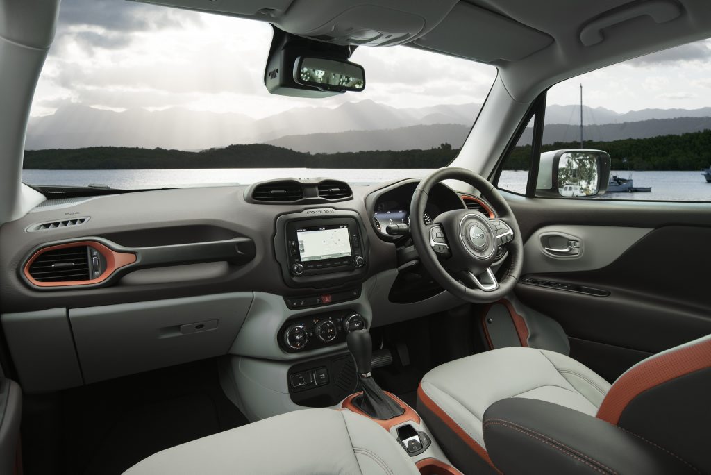 FRESH CABIN: Surprisingly roomy, the Renegade is a decent family hauler and features numerous quirky touches FRESH CABIN: Surprisingly roomy, the Renegade is a decent family hauler and features numerous quirky touches