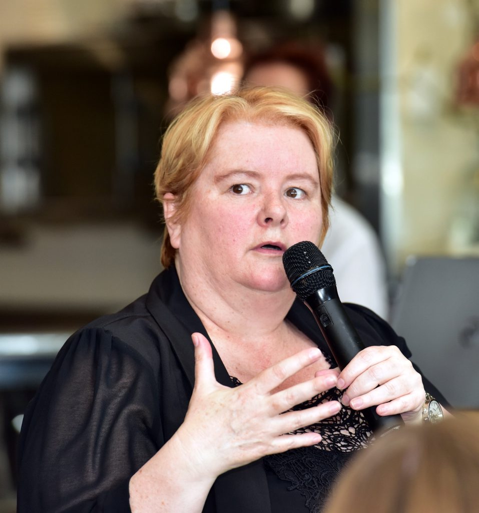 Magda Szubanski at the launch of her book. Magda Szubanski at the launch of her book.