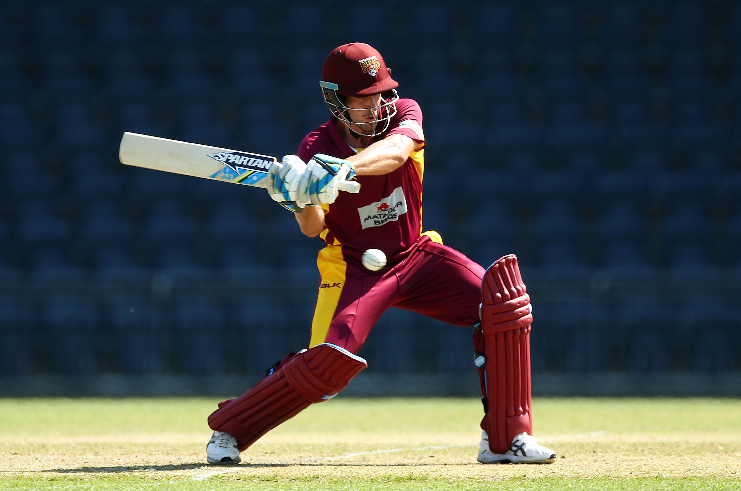Joe Burns of Queensland bats during the Matador BBQs One Day Cup match between Victoria and Queensland at Blacktown International Sportspark on October 9, 2015 in Sydney, Australia. (Photo by Mark Nolan/Getty Images) Joe Burns of Queensland bats during the Matador BBQs One Day Cup match between Victoria and Queensland at Blacktown International Sportspark on October 9, 2015 in Sydney, Australia. (Photo by Mark Nolan/Getty Images)