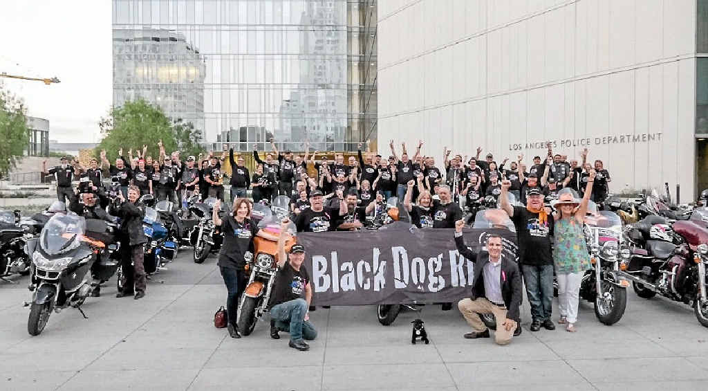 Dozens of riders took part in the Black Dog Ride. Dozens of riders took part in the Black Dog Ride.