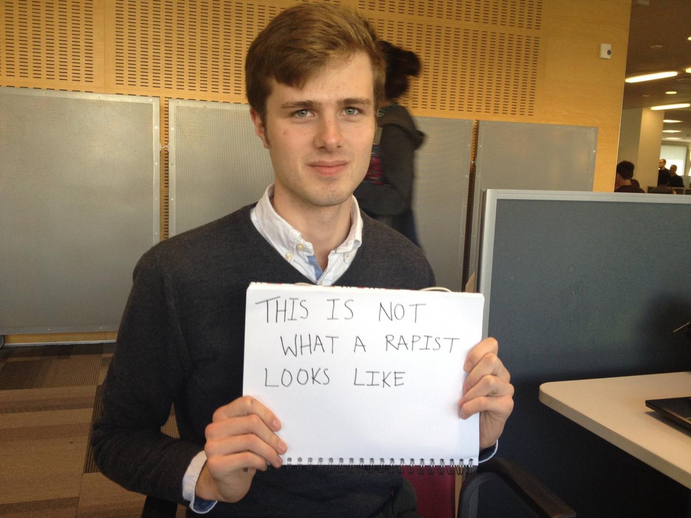 The student posted this picture of himself online
The student posted this picture of himself online