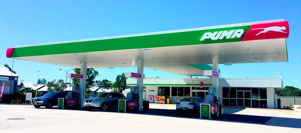 The new Puma station at Pelican Waters. The new Puma station at Pelican Waters.