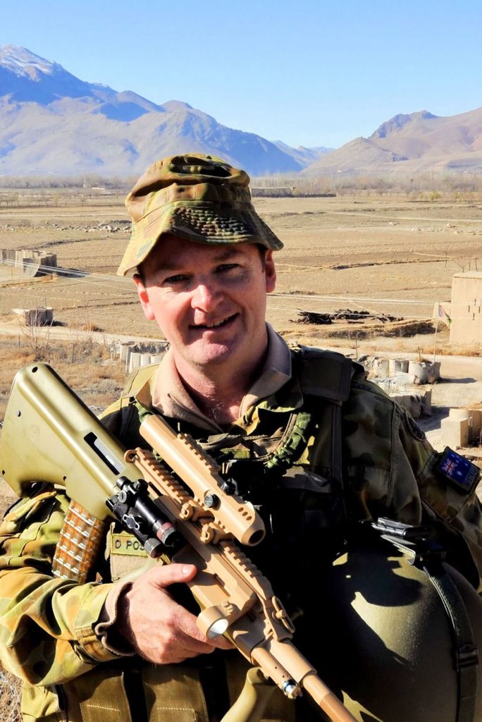Major Stuart McCarthy. Afghanistan, 2011. Photo: Contributed Major Stuart McCarthy. Afghanistan, 2011. Photo: Contributed