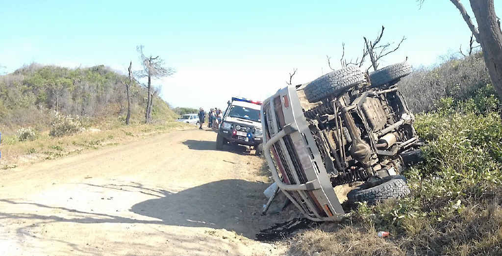 TRAGEDY: At least one tourist died and seven were injured after this four-wheel drive crashed on Fraser Island in October last year. A new study hopes to help create a new approach to driving safely on the island. TRAGEDY: At least one tourist died and seven were injured after this four-wheel drive crashed on Fraser Island in October last year. A new study hopes to help create a new approach to driving safely on the island.