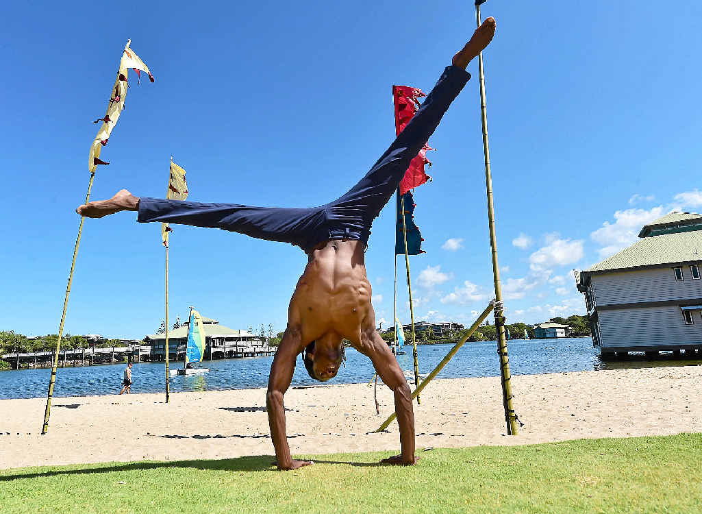 HE MOVES IN MYSTERIOUS WAYS: Alfred Kendrick shows his skills at Wanderlust. HE MOVES IN MYSTERIOUS WAYS: Alfred Kendrick shows his skills at Wanderlust.