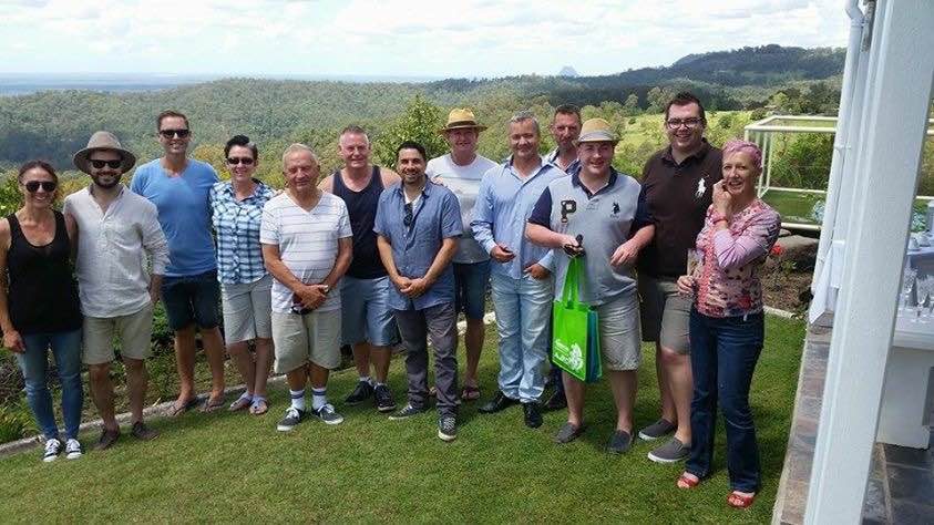 In Maleny are Louise Terry, Ben Elder, Gerry Bourke, Mel Patterson-Gray, Rod Stringer, Vincent Cooper, Mario Paez, Mark Peterswald, Dean Rallison , David Collishaw, Dennis Basham, Brett Max and Kat Patterson-Gray. In Maleny are Louise Terry, Ben Elder, Gerry Bourke, Mel Patterson-Gray, Rod Stringer, Vincent Cooper, Mario Paez, Mark Peterswald, Dean Rallison , David Collishaw, Dennis Basham, Brett Max and Kat Patterson-Gray.