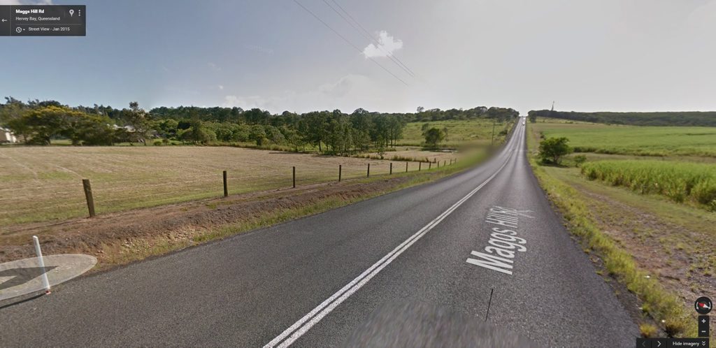 DOUBLE THE LIMIT: A 45-year-old man has been caught travellign twice the speed limit on Maggs Hill Rd in Nickenbah. Google Images 2015 DOUBLE THE LIMIT: A 45-year-old man has been caught travellign twice the speed limit on Maggs Hill Rd in Nickenbah. Google Images 2015