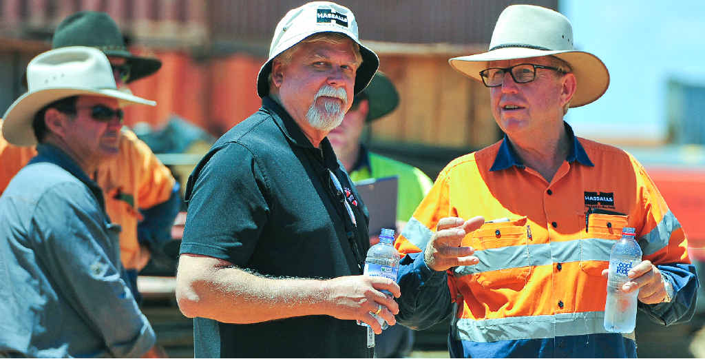 ’It is always sad wrapping up a job. You get to know people and at the end of the day it is goodbye. It’s the nature of the construction industry.‘ BECHTEL GM KEVIN BERG, with Chris Hassall ’It is always sad wrapping up a job. You get to know people and at the end of the day it is goodbye. It’s the nature of the construction industry.‘ BECHTEL GM KEVIN BERG, with Chris Hassall