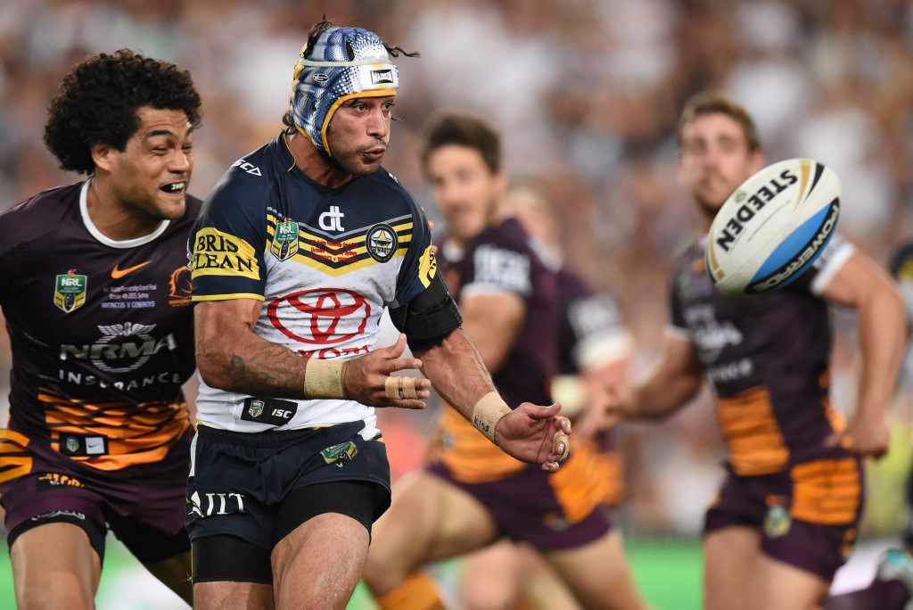 Action from this year's NRL grand final. Action from this year's NRL grand final.