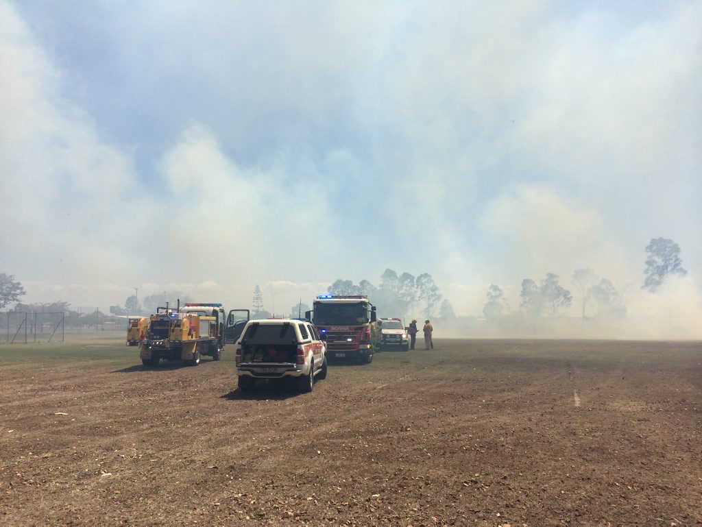EMERGENCY: Crews attending a fire in North Bundaberg. Photo Mike Knott / NewsMail EMERGENCY: Crews attending a fire in North Bundaberg. Photo Mike Knott / NewsMail