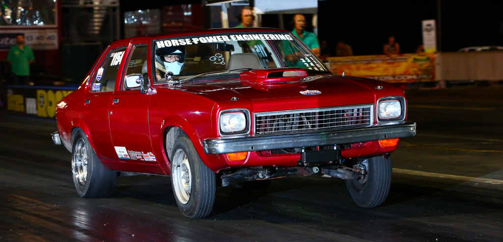 REVVED UP: With family support on hand, Suzanne Fletcher took out the final of the Powder Puff category at Willowbank Raceway in her hot Torana. REVVED UP: With family support on hand, Suzanne Fletcher took out the final of the Powder Puff category at Willowbank Raceway in her hot Torana.
