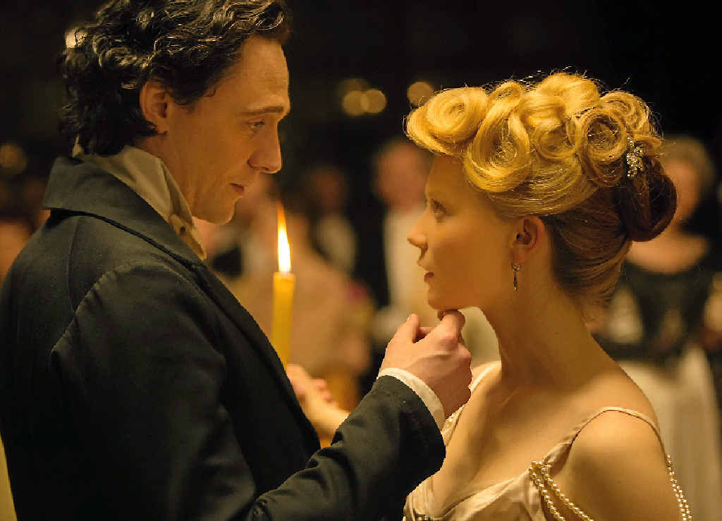 TRAGIC TALE: Tom Hiddleston and Mia Wasikowska in a scene from the movie, Crimson Peak. TRAGIC TALE: Tom Hiddleston and Mia Wasikowska in a scene from the movie, Crimson Peak.