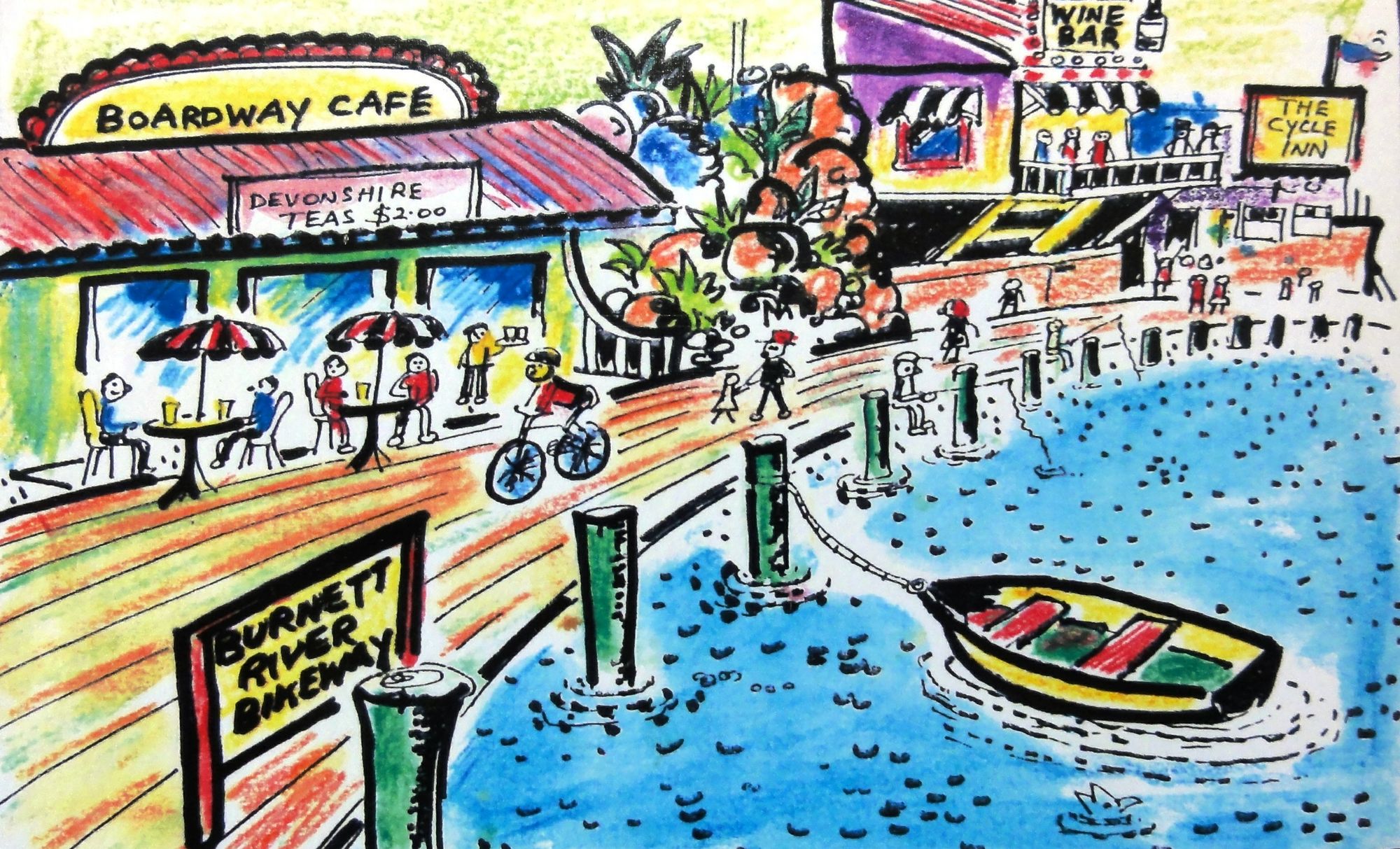 Artist Dennis Mealor put together this plan for Bundy in 1998. Artist Dennis Mealor put together this plan for Bundy in 1998.