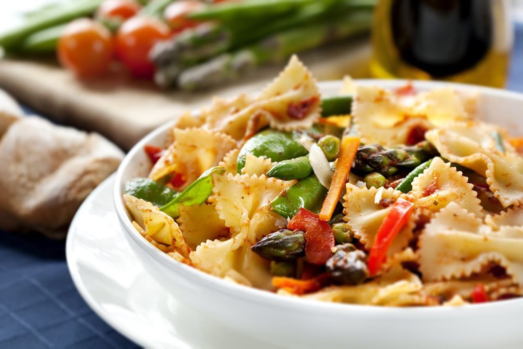 Pasta primavera by Maggie Cooper. Pasta primavera by Maggie Cooper.