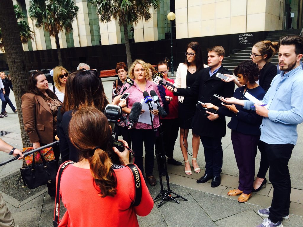 Banora Point child abuse tells media outside the Royal Commission headquarters in Sydney she was the victim of a massive pedophile ring with high-profile members including two former Prime Ministers. Contributed Banora Point child abuse tells media outside the Royal Commission headquarters in Sydney she was the victim of a massive pedophile ring with high-profile members including two former Prime Ministers. Contributed