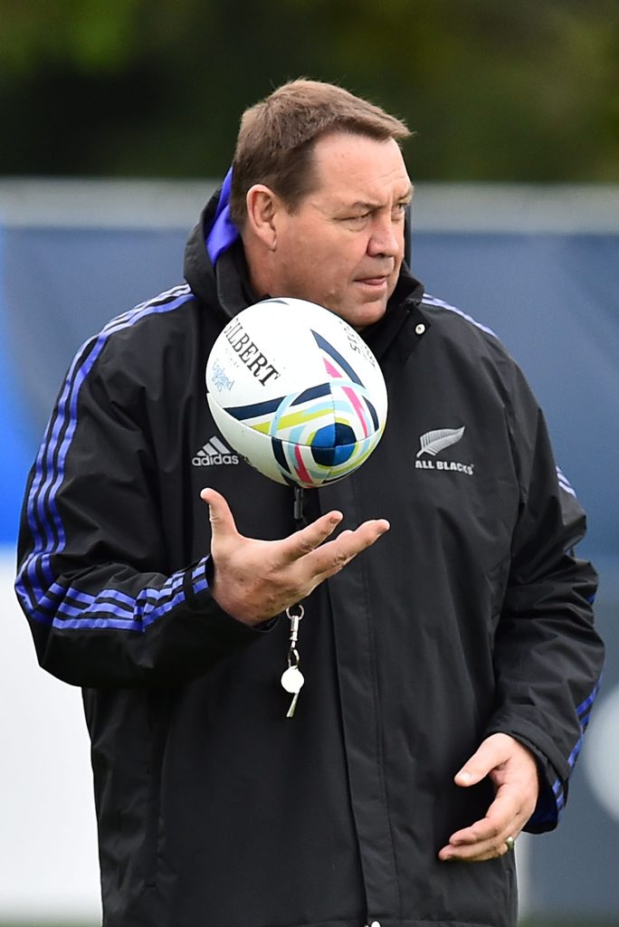 New Zealand All Blacks' head coach Steve Hansen. Photo: AFP PHOTO / GABRIEL BOUYS New Zealand All Blacks' head coach Steve Hansen. Photo: AFP PHOTO / GABRIEL BOUYS