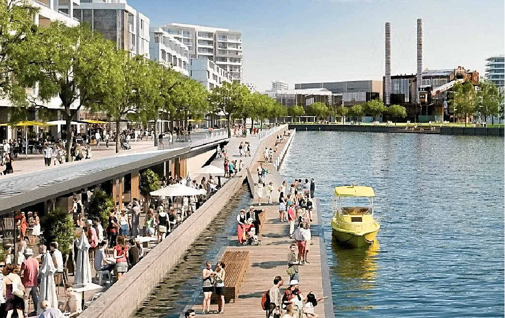 SWISH: An artist’s impression of the White Bay Power Station tech hub and foreshore redevelopment in Sydney. SWISH: An artist’s impression of the White Bay Power Station tech hub and foreshore redevelopment in Sydney.