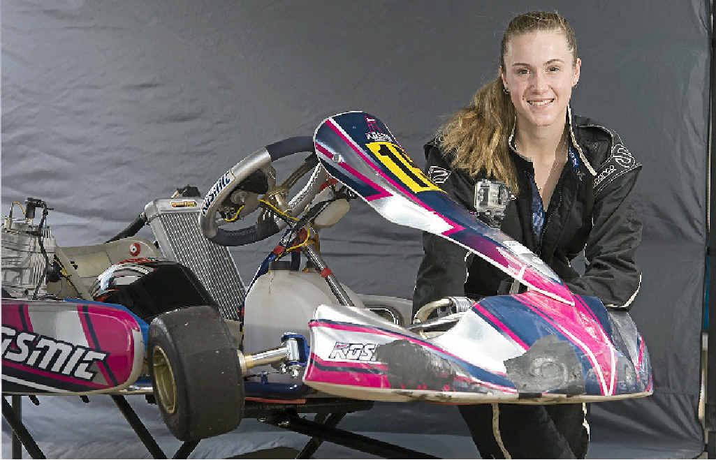 NEED FOR SPEED: Sixteen-year-old Nariko McDonnell is a kart racer who hopes one day to race V8 Supercars. NEED FOR SPEED: Sixteen-year-old Nariko McDonnell is a kart racer who hopes one day to race V8 Supercars.
