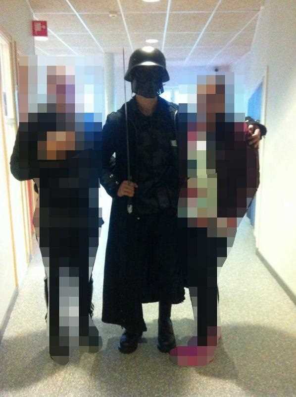 The man brandishing a sword broke into a school in Sweden, killing two people and seriously wounding two others before being shot by police. The man brandishing a sword broke into a school in Sweden, killing two people and seriously wounding two others before being shot by police.