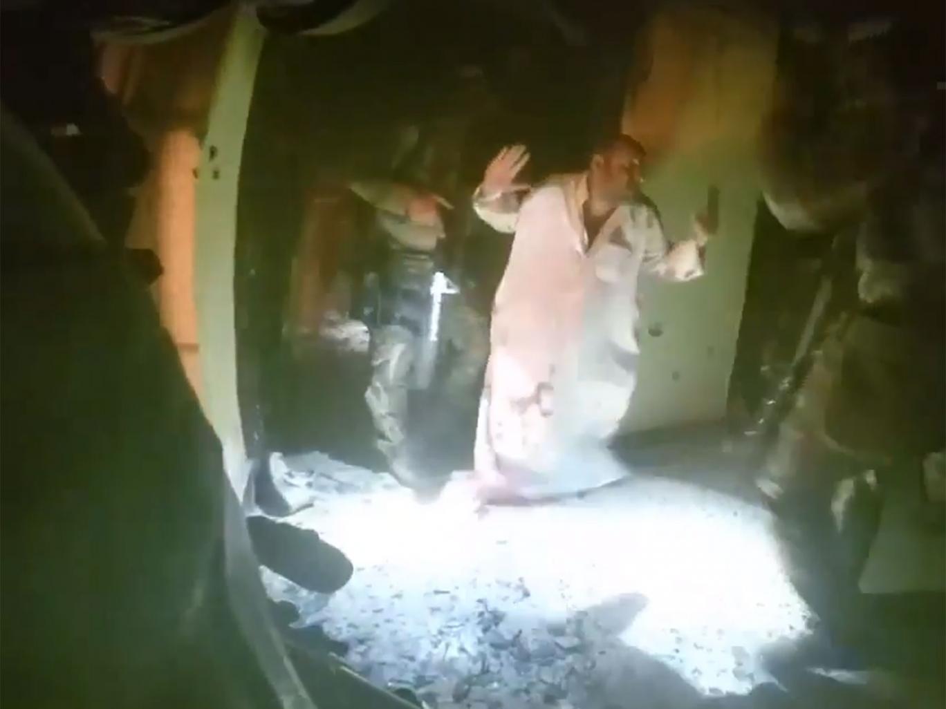 A video shows the release of prisoners held captive by Isis. A video shows the release of prisoners held captive by Isis.