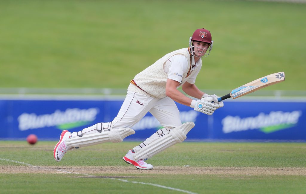 Mark Steketee bats for Queensland in Sheffield Shield last season. Mark Steketee bats for Queensland in Sheffield Shield last season.
